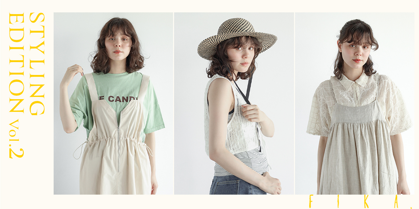 FIKA ヤマダヤ　スコットクラブ 薄いグリーン 花柄 アウター ジャケット FIKA.｜YAMADAYA STORE